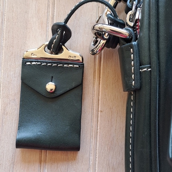 Dooney & Bourke Florentine Toscana Camera Bag Rich Dark Green Leather Crossbody - Picture 4 of 16
